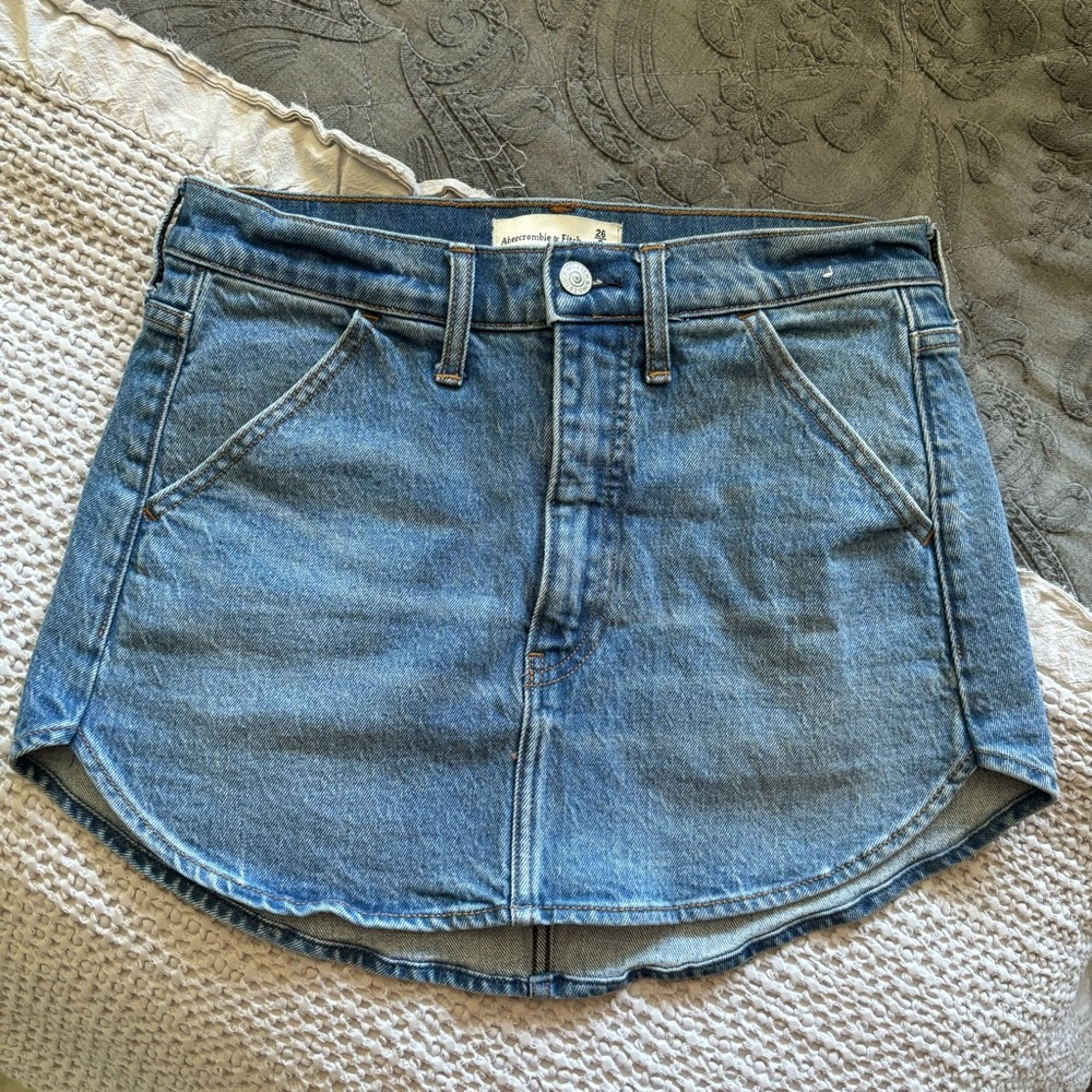 Abercrombie Jean Skirt
